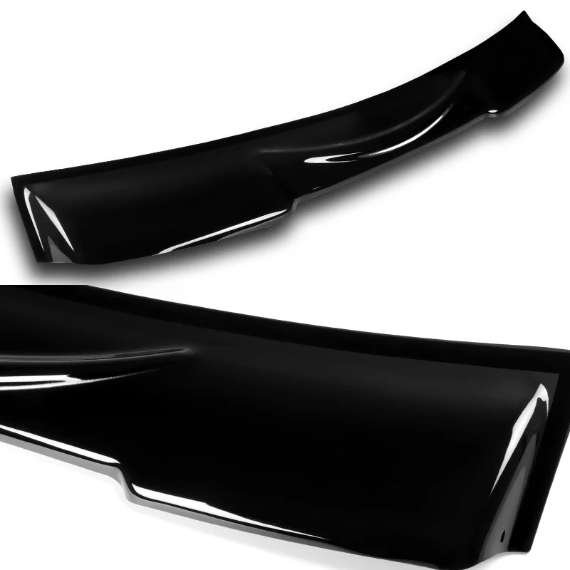 Rear Window Roof Visor Wing Spoiler For 2014-2021 Infiniti Q50 -Black ABS - Image 2