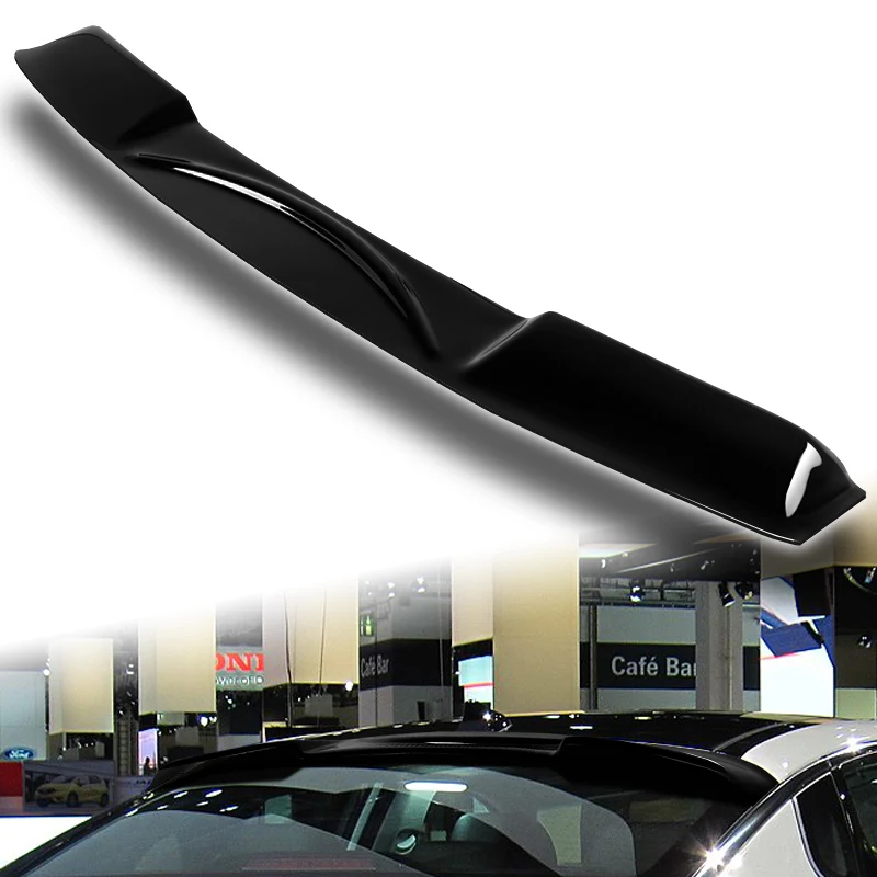 Rear Window Roof Visor Wing Spoiler For 2016-2020 Kia Optima -Black ABS - Image 5