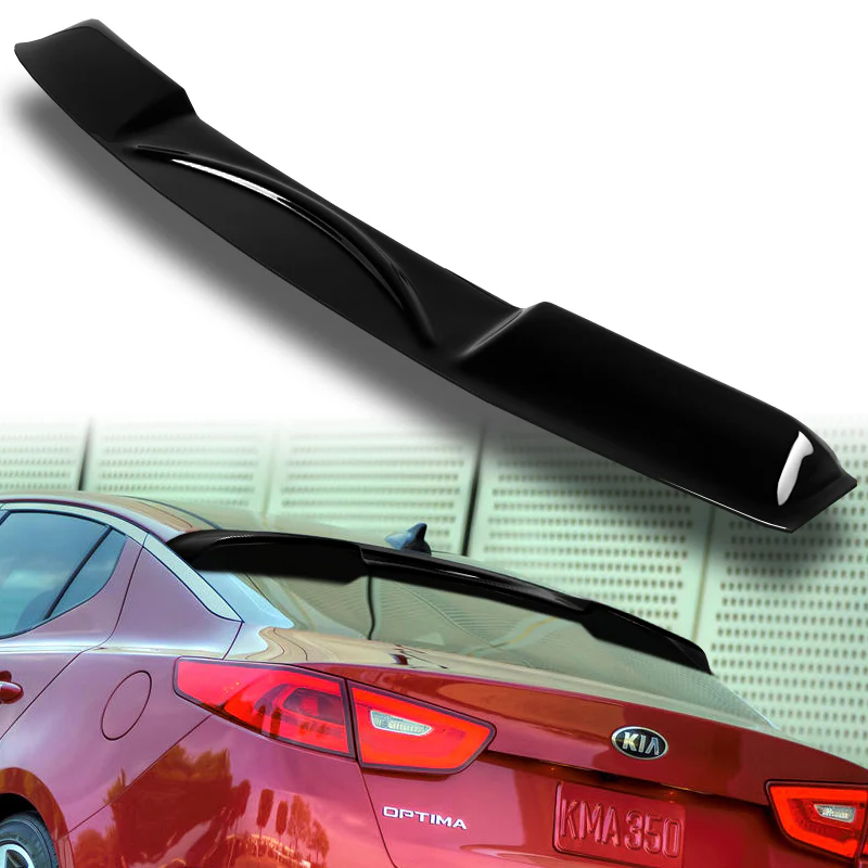 Rear Window Roof Visor Wing Spoiler For 2016-2020 Kia Optima -Black ABS - Image 6