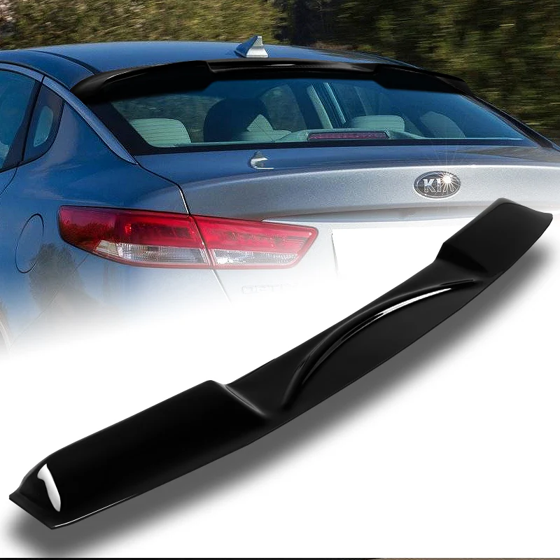 Rear Window Roof Visor Wing Spoiler For 2016-2020 Kia Optima -Black ABS - Image 7