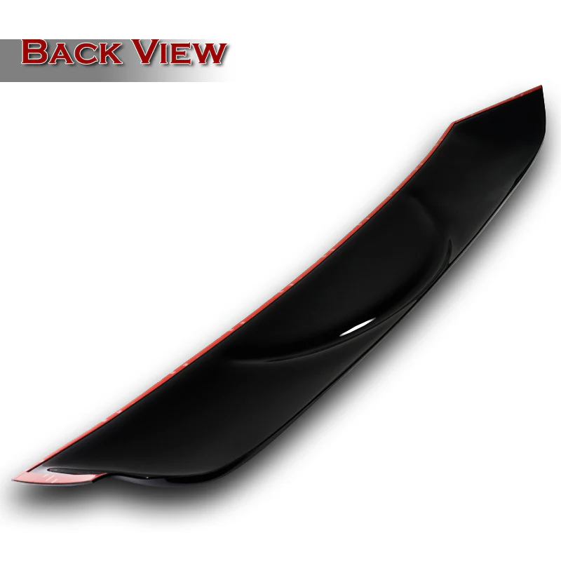 Rear Window Roof Visor Wing Spoiler For 1992-1995 Honda Civic 2-DR / Coupe -Black ABS - Image 4