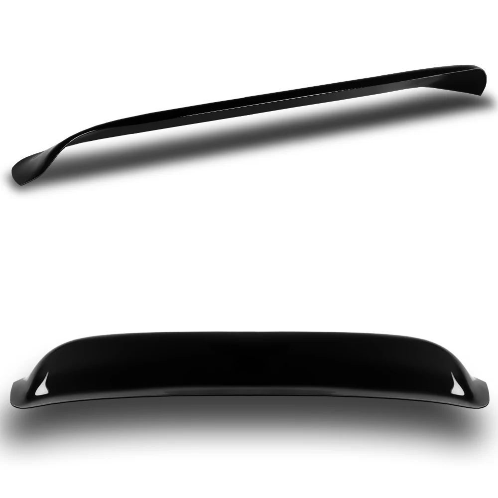 Rear Window Roof Visor Wing Spoiler For 1996 - 2000 Honda Civic 2DR / Coupe -Black ABS - Image 2