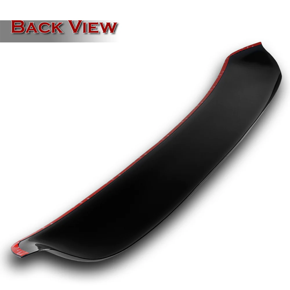 Rear Window Roof Visor Wing Spoiler For 1996 - 2000 Honda Civic 2DR / Coupe -Black ABS - Image 4