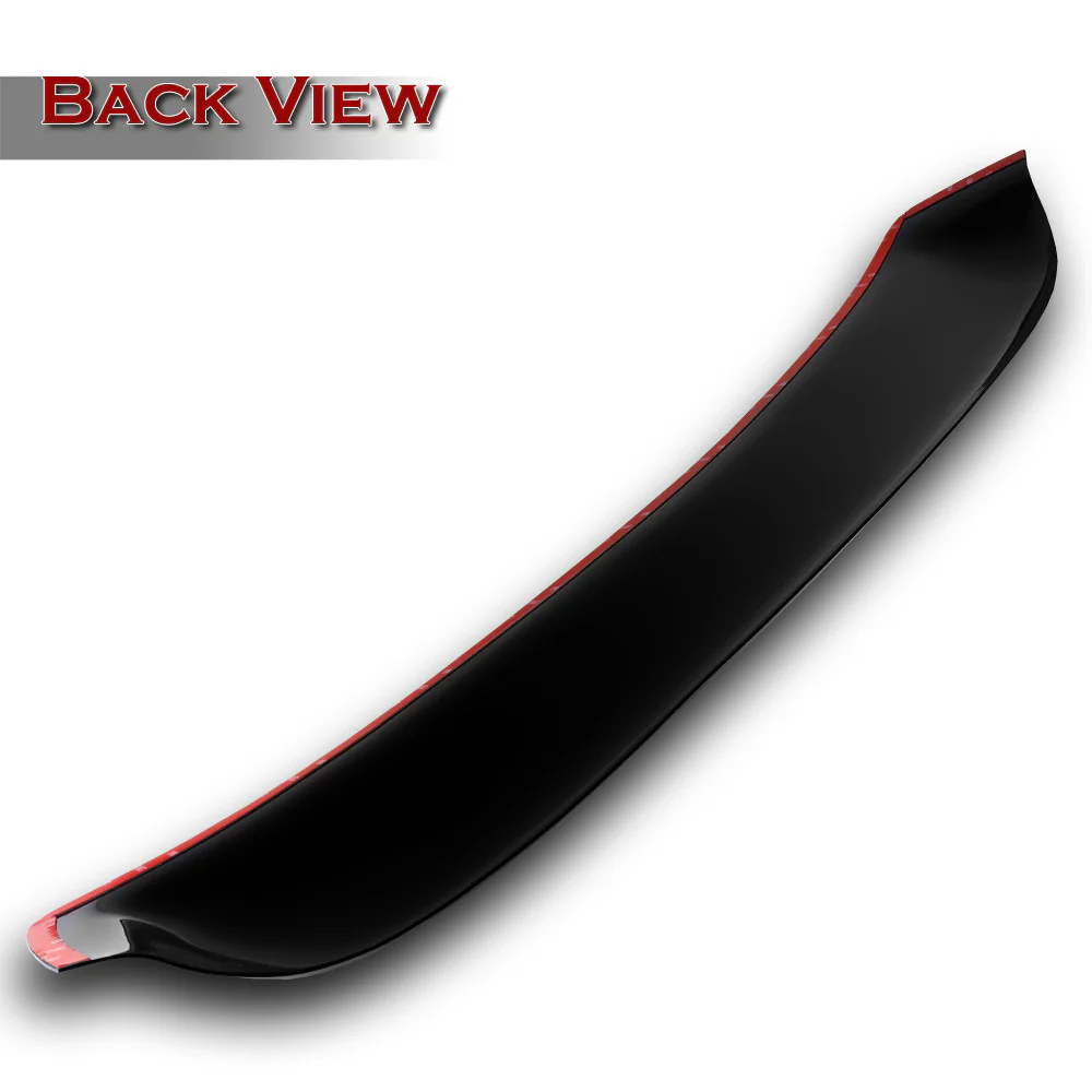 Rear Window Roof Visor Wing Spoiler For 1996 - 2000 Honda Civic 2DR / Coupe -Black ABS - Image 4