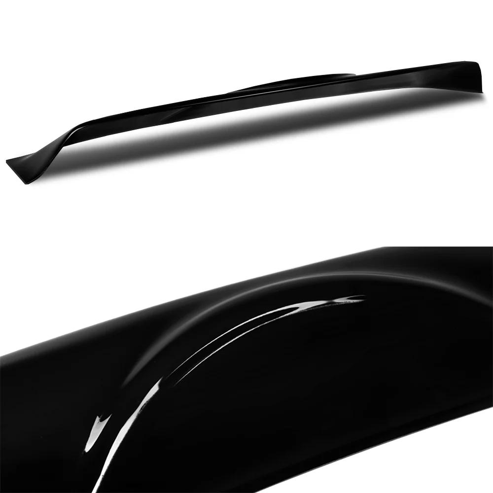 Rear Window Roof Visor Wing Spoiler For 1997 - 2001 Honda Prelude -Black Acrylic - Image 2