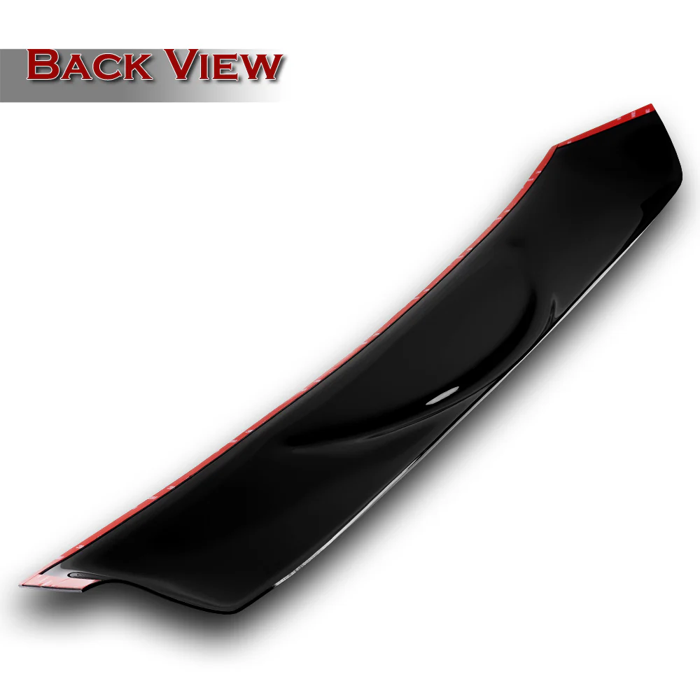 Rear Window Roof Visor Wing Spoiler For 1997 - 2001 Honda Prelude -Black Acrylic - Image 4