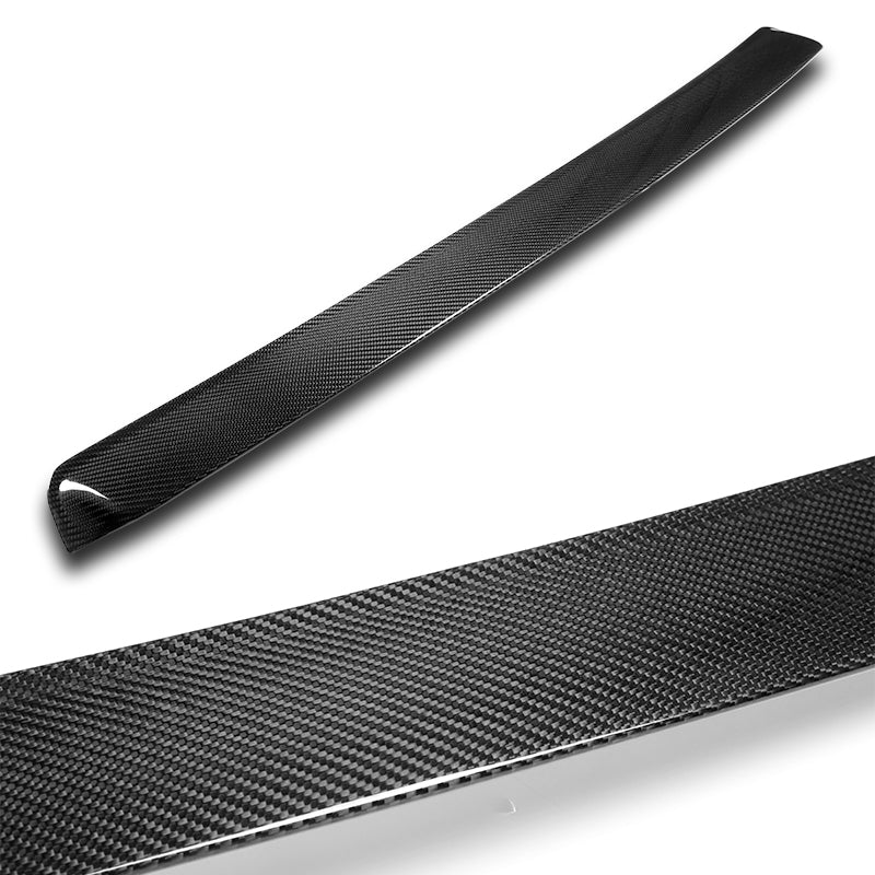 Rear Window Roof Visor Wing Spoiler For 1999-2005 BMW E46 3-Series 4-DR / Sedan -Real Carbon Fiber - Image 2
