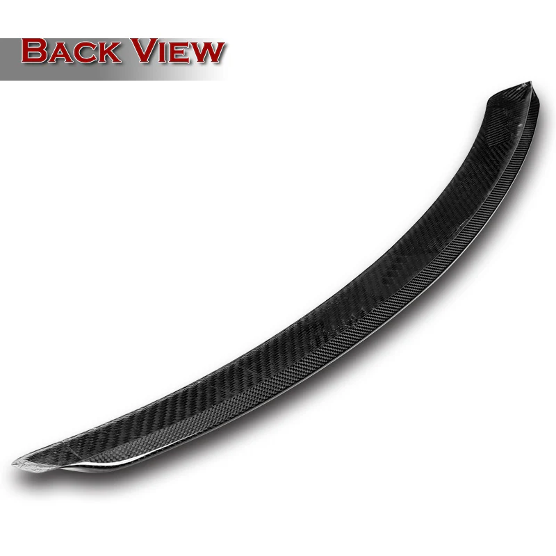 Rear Window Roof Visor Wing Spoiler For 1999-2005 BMW E46 3-Series 4-DR / Sedan -Real Carbon Fiber - Image 4