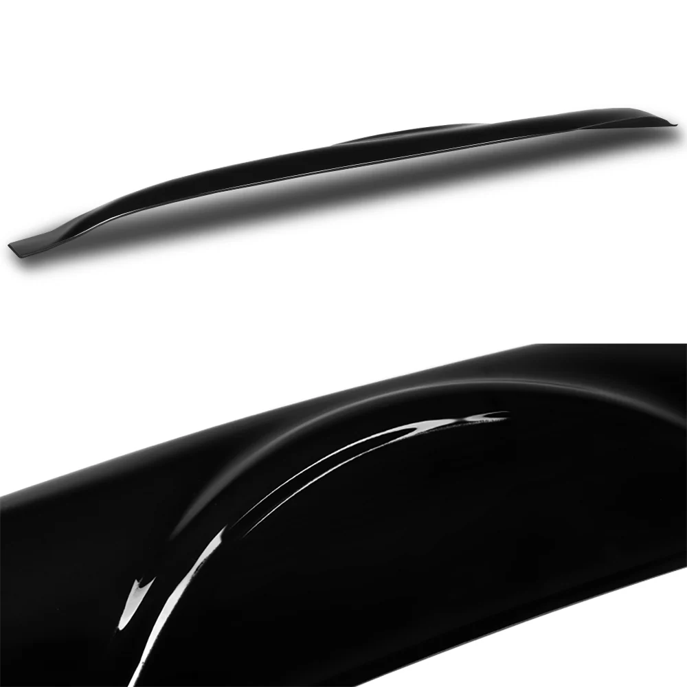 Rear Window Roof Visor Wing Spoiler For 2001 - 2005 Honda Civic 4DR / Sedan -Black ABS - Image 2
