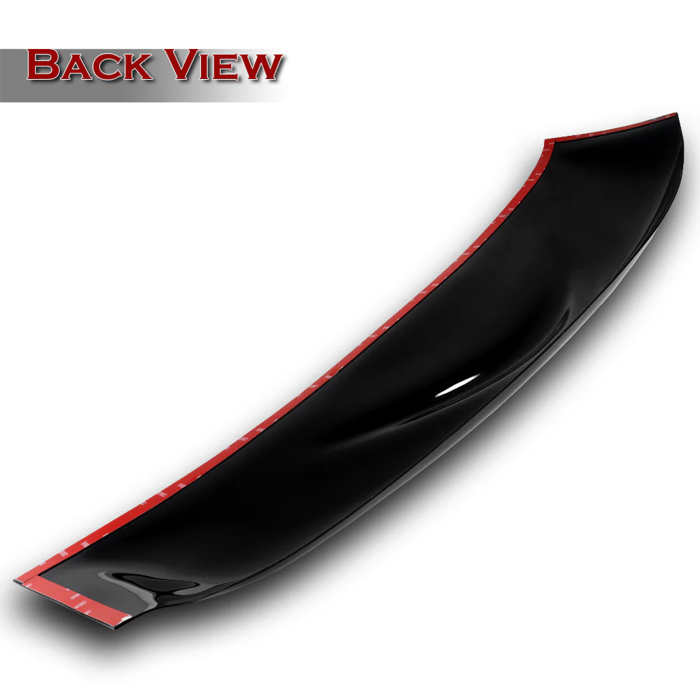 Rear Window Roof Visor Wing Spoiler For 2001 - 2005 Honda Civic 4DR / Sedan -Black ABS - Image 4