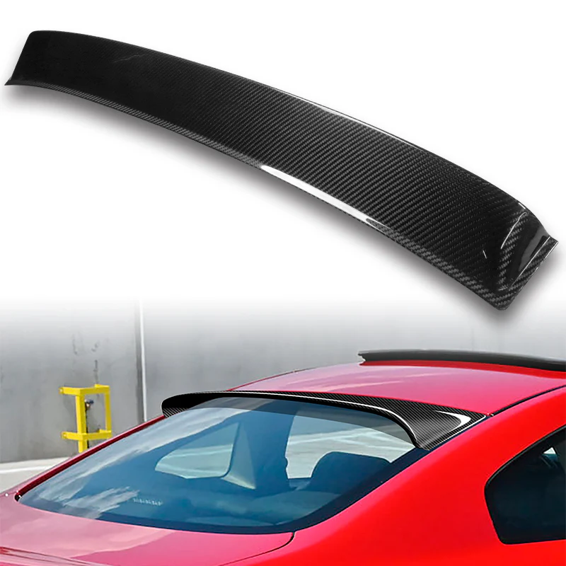 Rear Window Roof Visor Wing Spoiler For 2003-2007 Infiniti G35 2-DR / Coupe -Real Carbon Fiber - Image 5