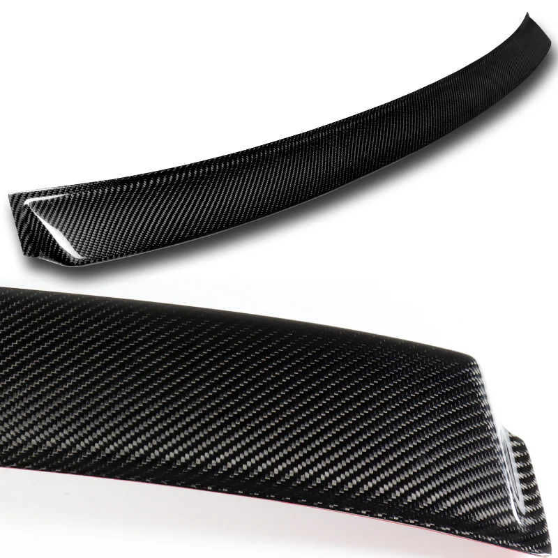 Rear Window Roof Visor Wing Spoiler For 2005-2011 BMW E90 3-Series 4-DR / Sedan -Real Carbon Fiber - Image 2