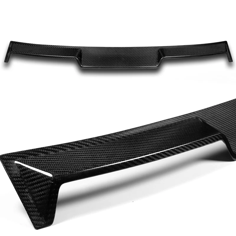 Rear Window Roof Visor Wing Spoiler For 2005-2011 BMW E90 3-Series 4-DR / Sedan -Real Carbon Fiber - Image 2