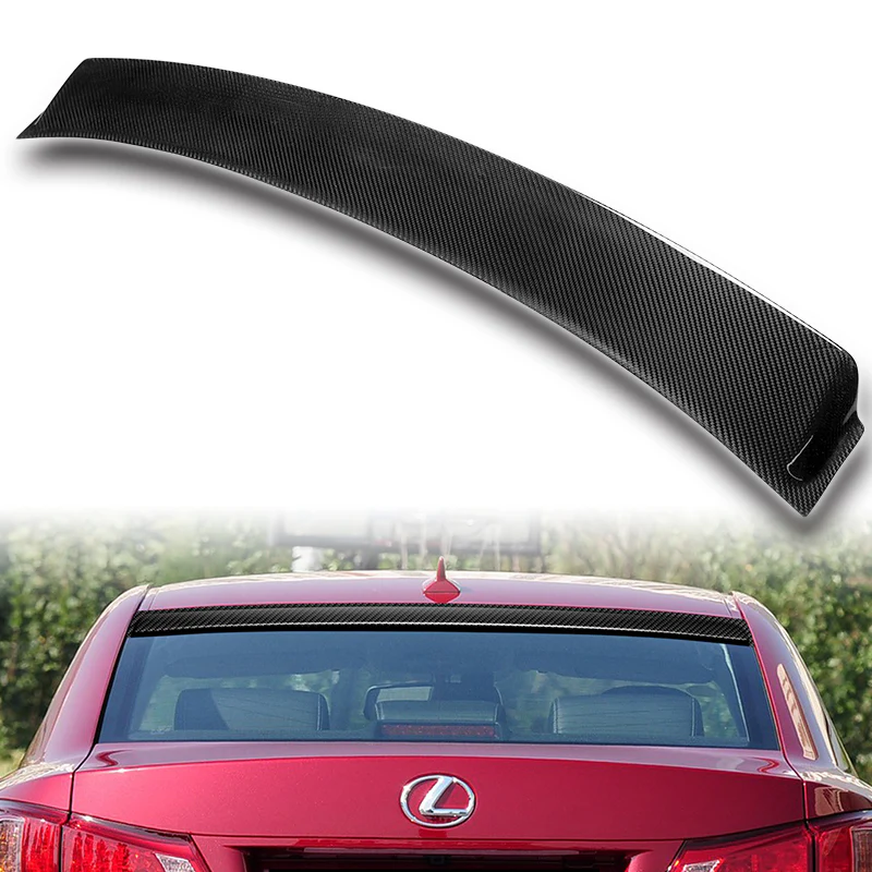 Rear Window Roof Visor Wing Spoiler For 2006 - 2013 Lexus IS250 IS350 IS-F -Real Carbon Fiber - Image 5