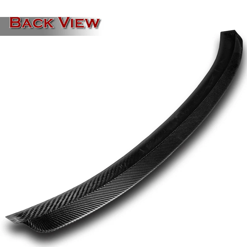 Rear Window Roof Visor Wing Spoiler For 2006-2015 Honda Civic 4-DR / Sedan -Real Carbon Fiber - Image 4
