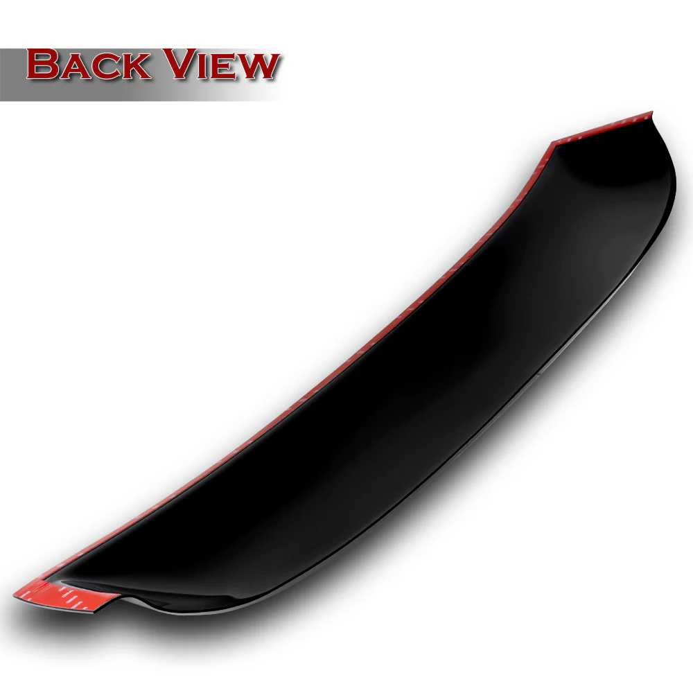 Rear Window Roof Visor Wing Spoiler For 2006 - 2015 Honda Civic 4DR / Sedan -Black ABS - Image 4