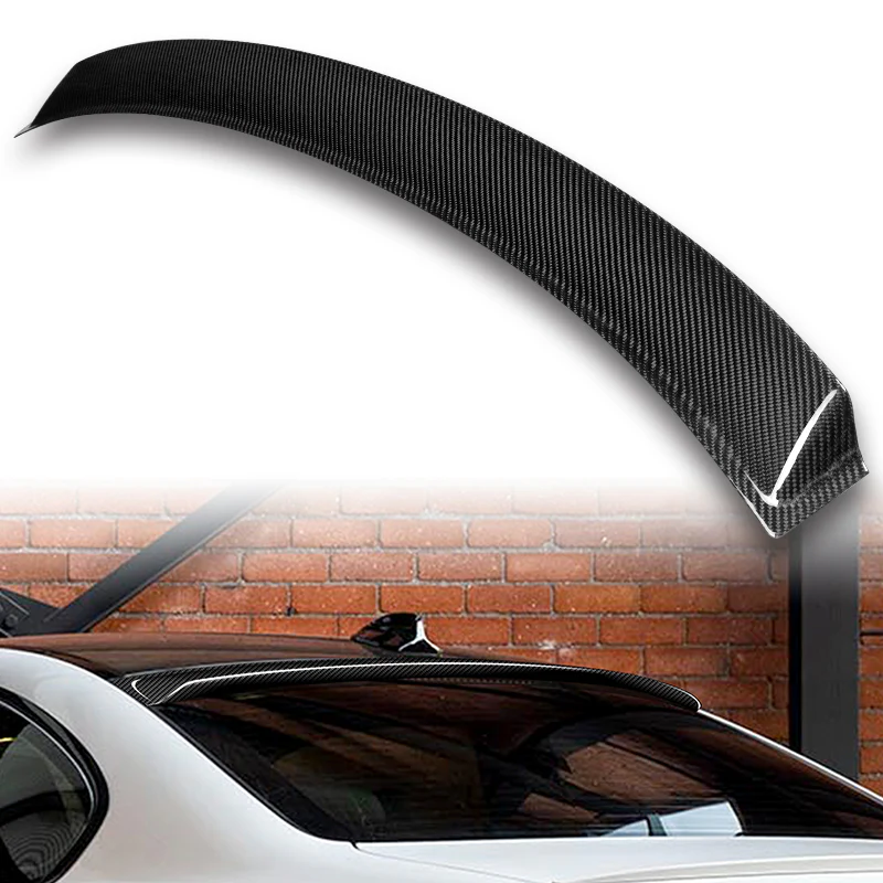 Rear Window Roof Visor Wing Spoiler For 2007-2013 BMW E92 3-Series 2-DR / Coupe -Real Carbon Fiber - Image 6