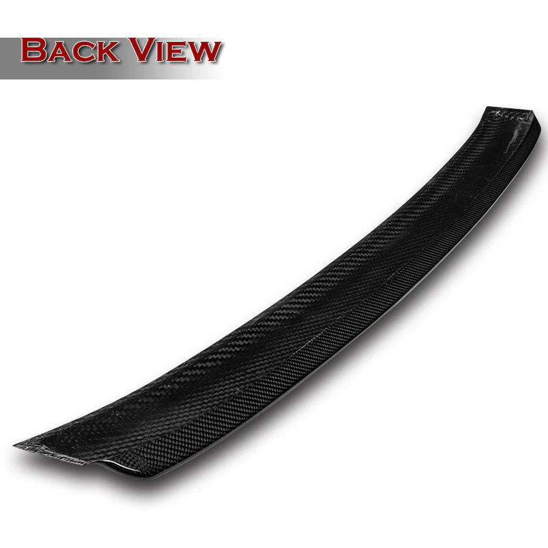 Rear Window Roof Visor Wing Spoiler For 2007-2013 Infiniti G25 G35 G37 4-DR / Sedan -Real Carbon Fiber - Image 4