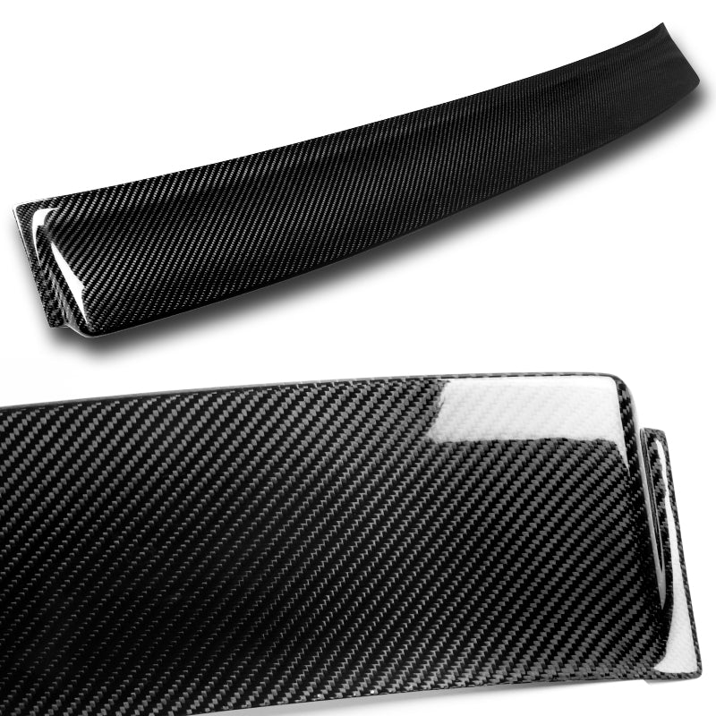 Rear Window Roof Visor Wing Spoiler For 2008 - 2013 Infiniti G37 2-DR / Coupe -Real Carbon Fiber - Image 2
