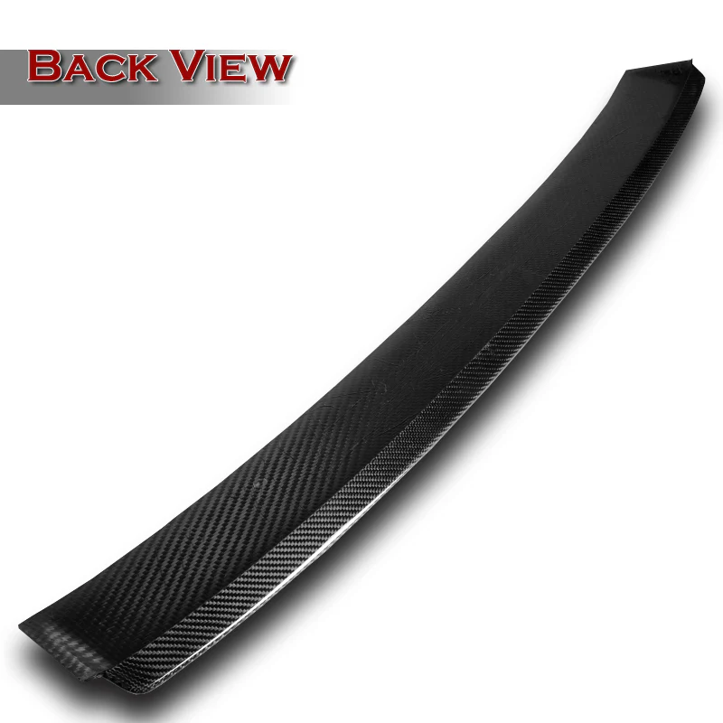 Rear Window Roof Visor Wing Spoiler For 2008 - 2013 Infiniti G37 2-DR / Coupe -Real Carbon Fiber - Image 4