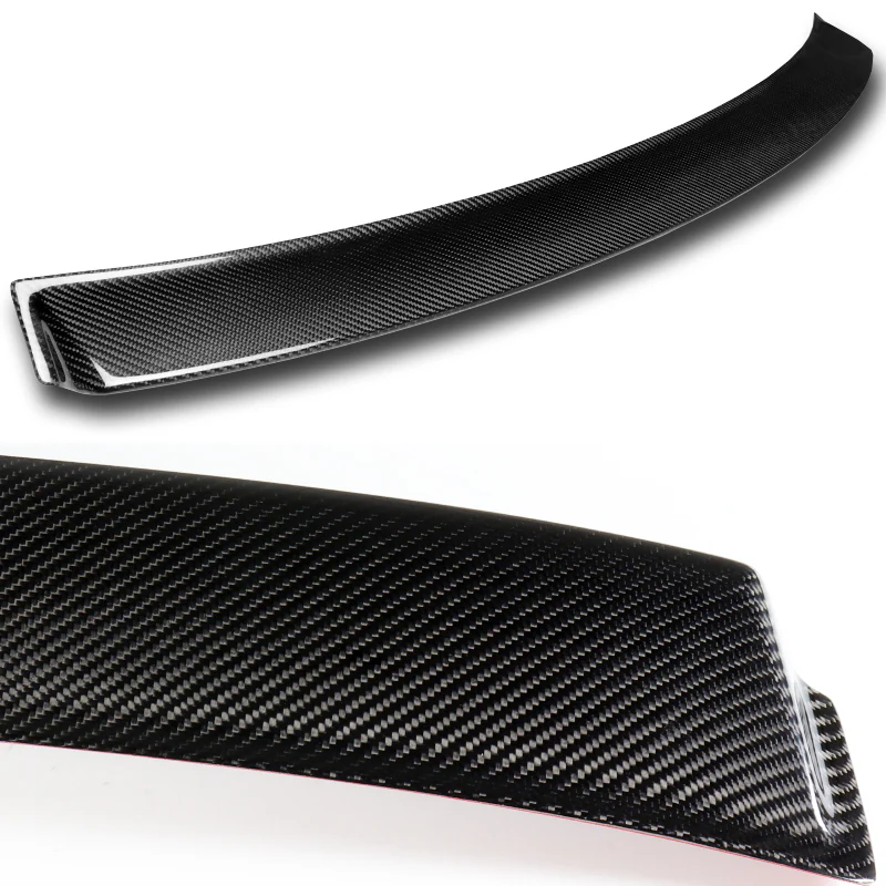 Rear Window Roof Visor Wing Spoiler For 2008-2014 Mercedes-Benz W204 C-Class 4-DR / Sedan -Real Carbon Fiber - Image 2