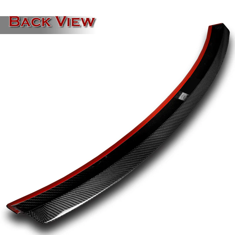 Rear Window Roof Visor Wing Spoiler For 2008-2014 Mercedes-Benz W204 C-Class 4-DR / Sedan -Real Carbon Fiber - Image 4