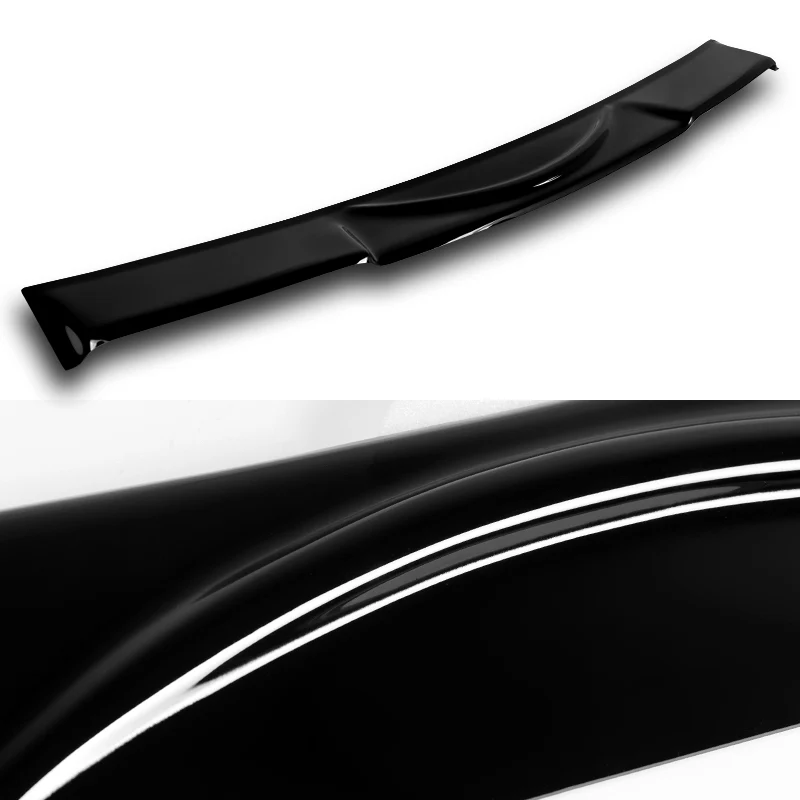 Rear Window Roof Visor Wing Spoiler For 2009-2014 Acura TSX -Black ABS - Image 2