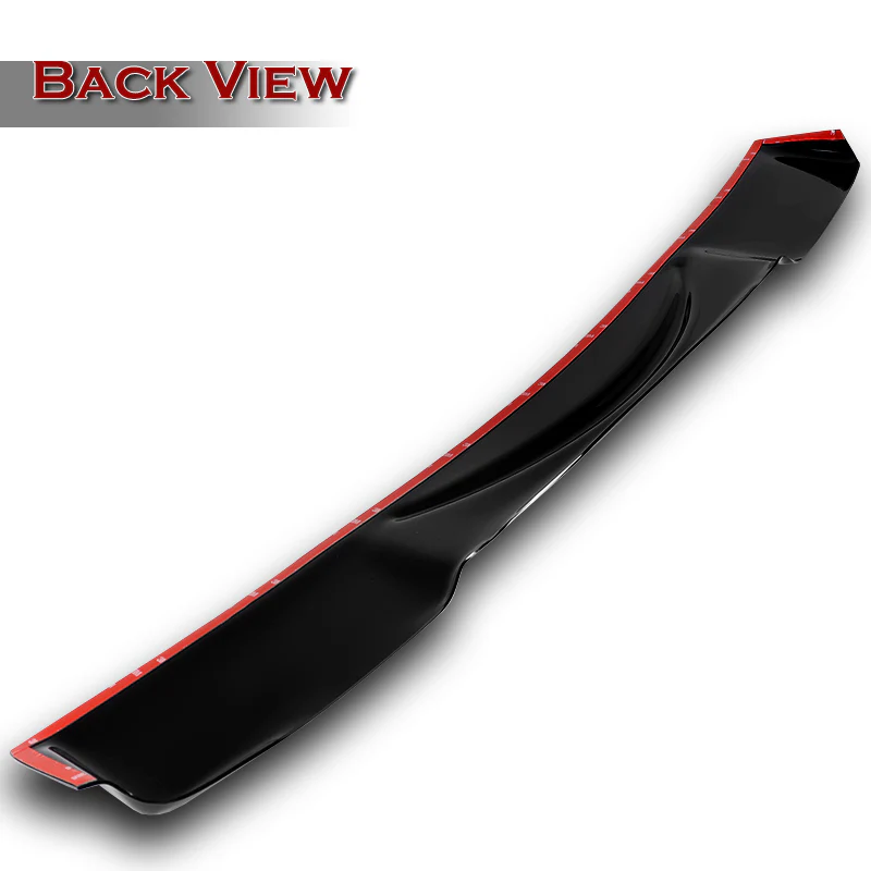 Rear Window Roof Visor Wing Spoiler For 2009-2014 Acura TSX -Black ABS - Image 4