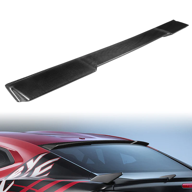 Rear Window Roof Visor Wing Spoiler For 2010 - 2015 Chevrolet Camaro Coupe -Real Carbon Fiber - Image 7