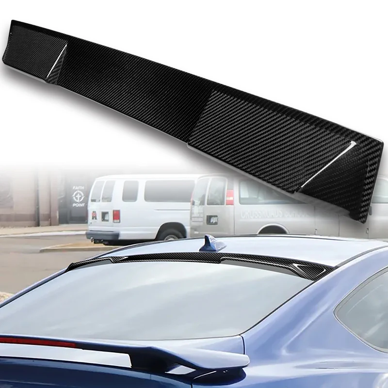 Rear Window Roof Visor Wing Spoiler For 2010 - 2016 Hyundai Genesis Coupe -Real Carbon Fiber - Image 5