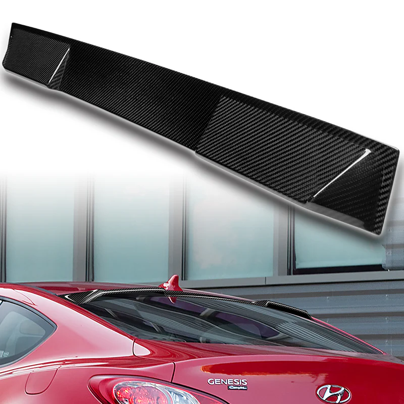 Rear Window Roof Visor Wing Spoiler For 2010 - 2016 Hyundai Genesis Coupe -Real Carbon Fiber - Image 6