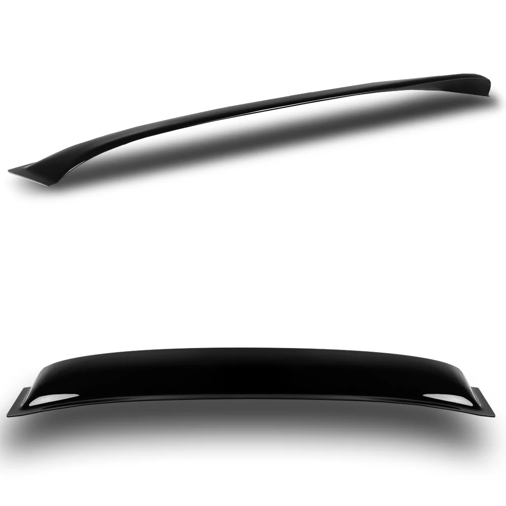 Rear Window Roof Visor Wing Spoiler For 2012 - 2015 Honda Civic 2DR / Coupe -Black ABS - Image 2