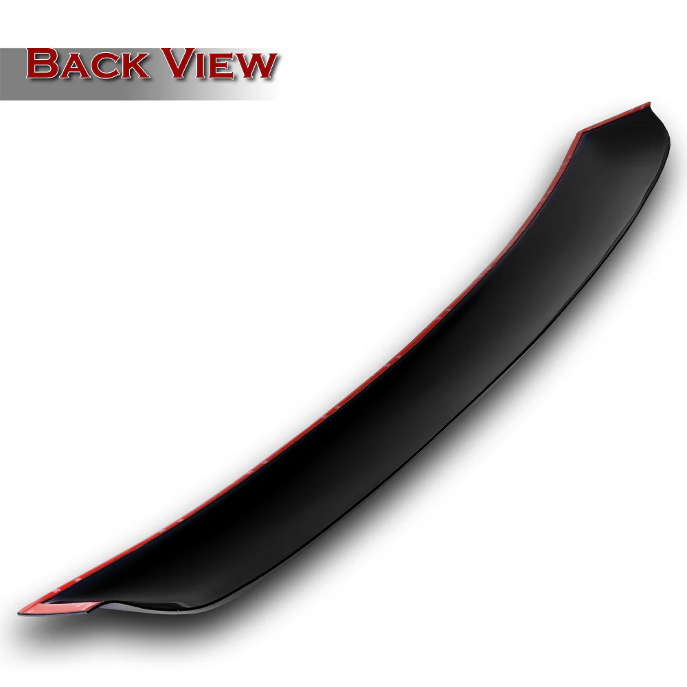 Rear Window Roof Visor Wing Spoiler For 2012 - 2015 Honda Civic 2DR / Coupe -Black ABS - Image 4
