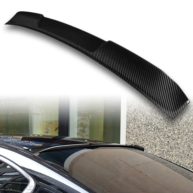 Rear Window Roof Visor Wing Spoiler For 2013-2017 Honda Accord 4-DR / Sedan -Real Carbon Fiber - Image 5