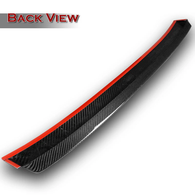 Rear Window Roof Visor Wing Spoiler For 2014 - 2019 Chevrolet Corvette Coupe -Real Carbon Fiber - Image 4