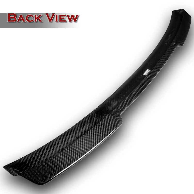 Rear Window Roof Visor Wing Spoiler For 2014 - 2021 Infiniti Q50 -Real Carbon Fiber - Image 4