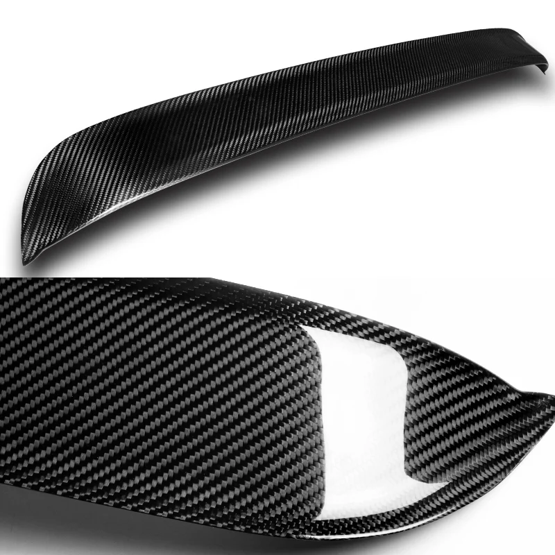 Rear Window Roof Visor Wing Spoiler For 2015-2021 Mercedes-Benz W205 C-Class 4-DR / Sedan -Real Carbon Fiber - Image 2