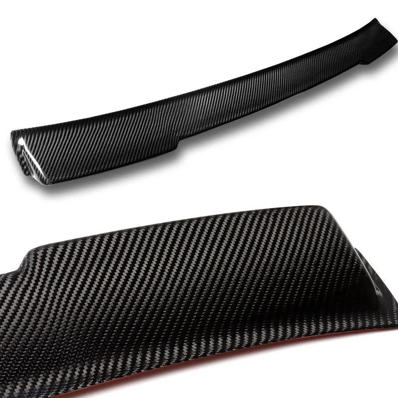 Rear Window Roof Visor Wing Spoiler For 2016 - 2018 Chevrolet Camaro Coupe -Real Carbon Fiber - Image 2