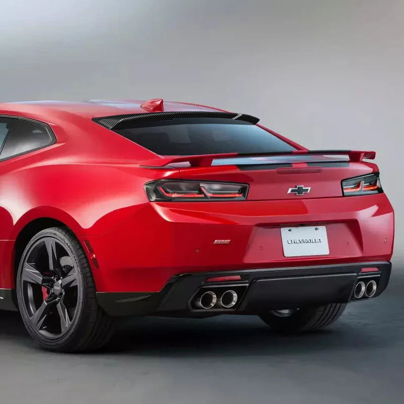 Rear Window Roof Visor Wing Spoiler For 2016 - 2018 Chevrolet Camaro Coupe -Real Carbon Fiber - Image 5