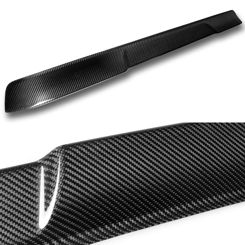 Rear Window Roof Visor Wing Spoiler For 2017 - 2023 Alfa Romeo Giulia VIP -Real Carbon Fiber - Image 2