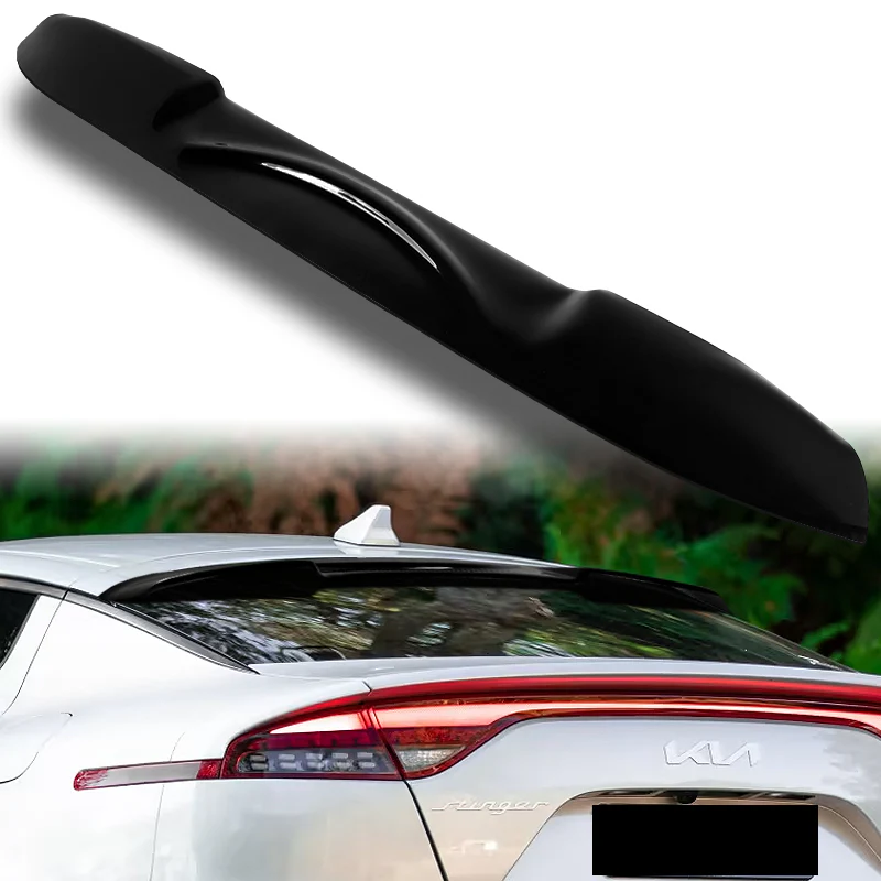 Rear Window Roof Visor Wing Spoiler For 2018-2023 Kia Stinger -Black ABS - Image 7