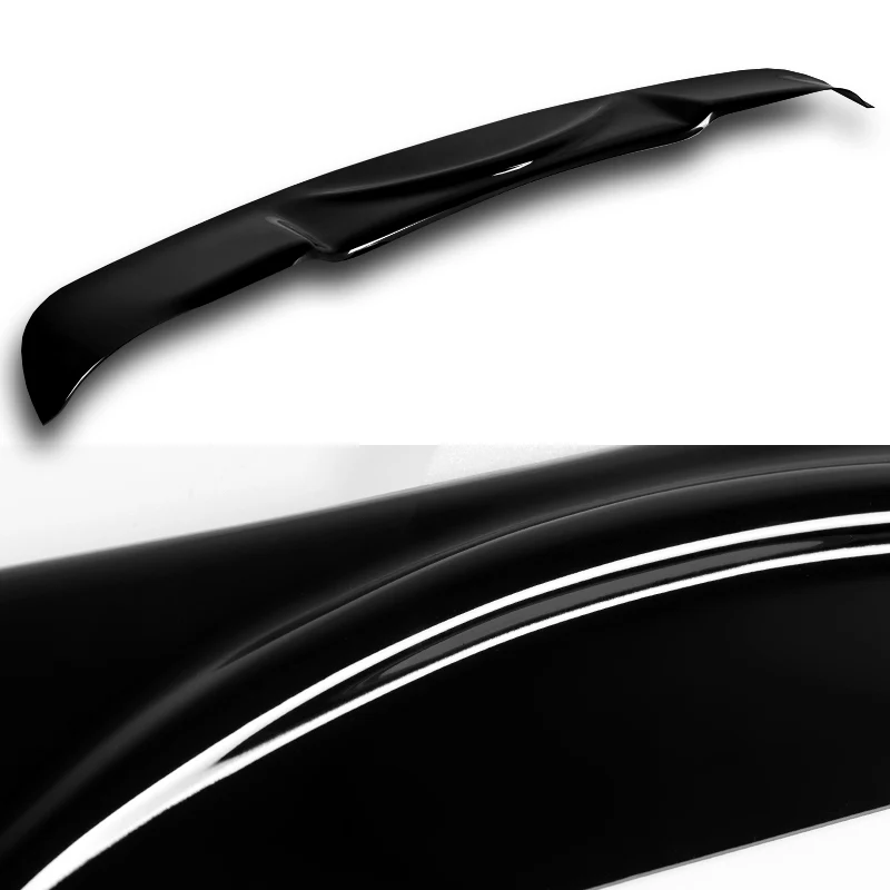 Rear Window Roof Visor Wing Spoiler For 2021-2024 Kia K5 4-DR / Sedan -Black ABS - Image 2