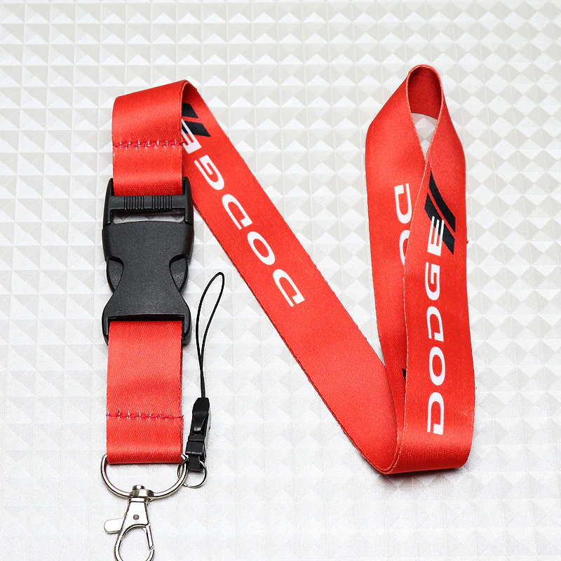 Dodge Red Keychain Lanyard - Image 2