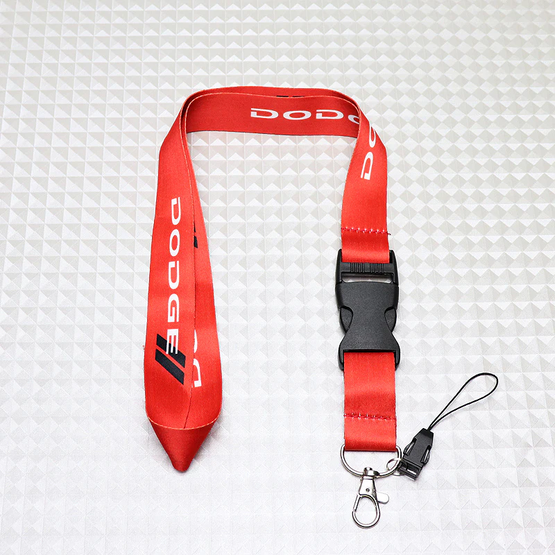 Dodge Red Keychain Lanyard - Image 3