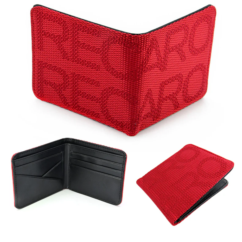 RECARO Gradation Red Leather Bifold Wallet - Image 7