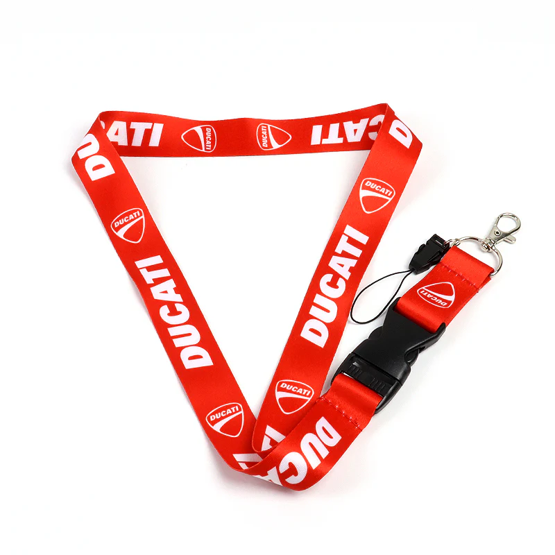 Red Ducati Racing Keychain LOGO Lanyard Quick Release Key chain Strap Gift - Image 4