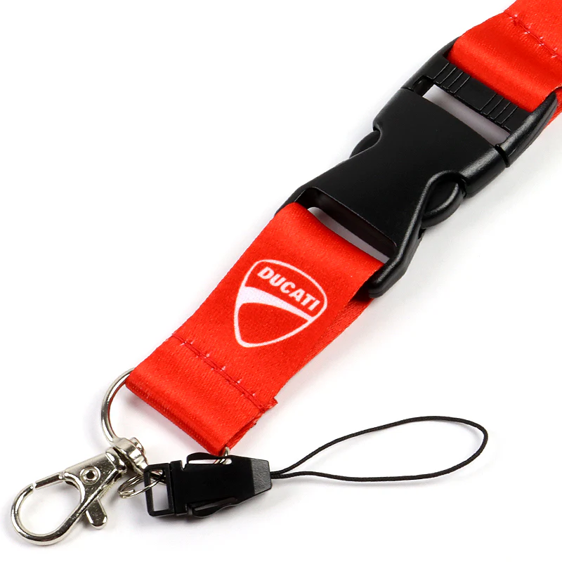 Red Ducati Racing Keychain LOGO Lanyard Quick Release Key chain Strap Gift - Image 6