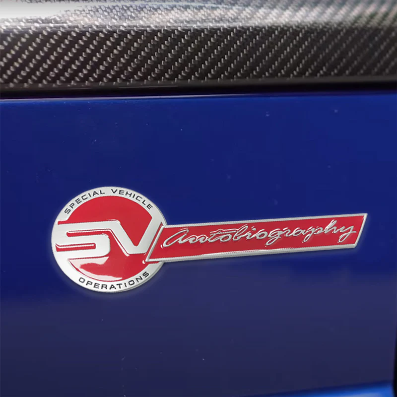 Red Ford Mustang SVO Side Fender & Rear Trunk Emblems - Pair - Image 5