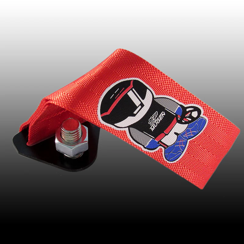 Mugen Red Racing Tow Strap for Front / Rear Bumper - Image 3