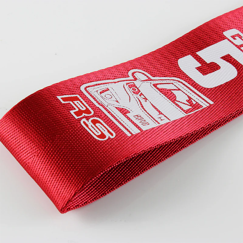 Honda GK5 RS Red Racing Tow Strap for Front / Rear Bumper - Image 4